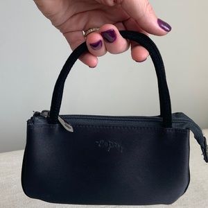 Esprit Black Satin & Velvet Evening Bag